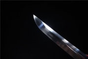 H104-新款特价高锰钢锋利版手工双槽武士刀小乌丸--破魂