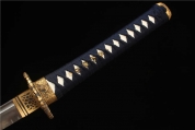 HY-312精品手作黄铜装高锰钢武士刀——龙魄